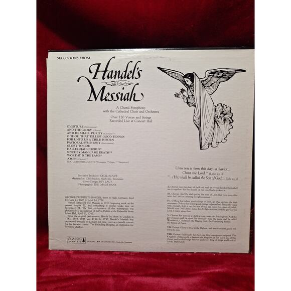 Handel’s Messiah LP Lot – Excerpts, Colours Christmas, 100 Strings – 3 Vinyl - Picture 7 of 7